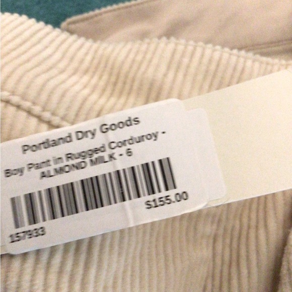 ALEX MILL BOY PANT IN RUGGED CORDUROY SZ 6 NWT - Picture 7 of 8